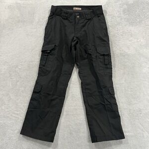 5.11 Tactical Work Pants Women 14 Black Ripstop Heavyweight Cargo Duty Gear
